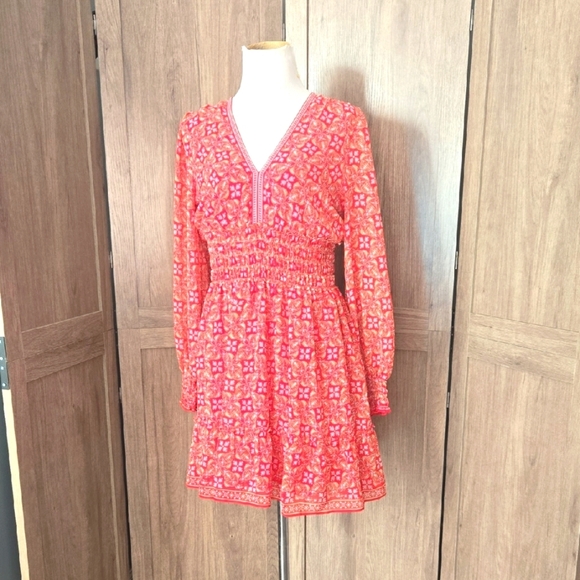 Max Studio Red Floral Dress - Picture 1 of 8